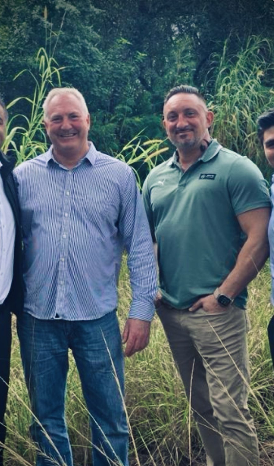 Bill Breunig and Gary Kerber on a South Florida groundbreaking