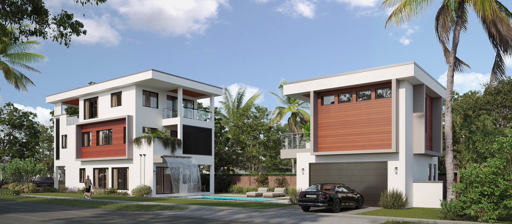 201 SW 2nd — three-story modern residence with ADU near Sundy Village