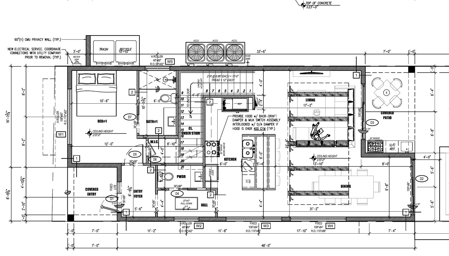 First floor plan