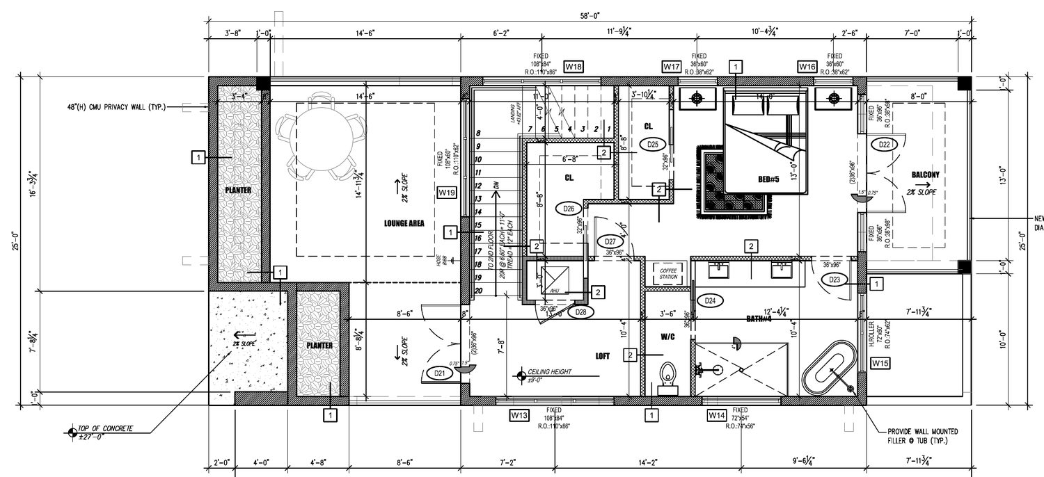 Third floor plan