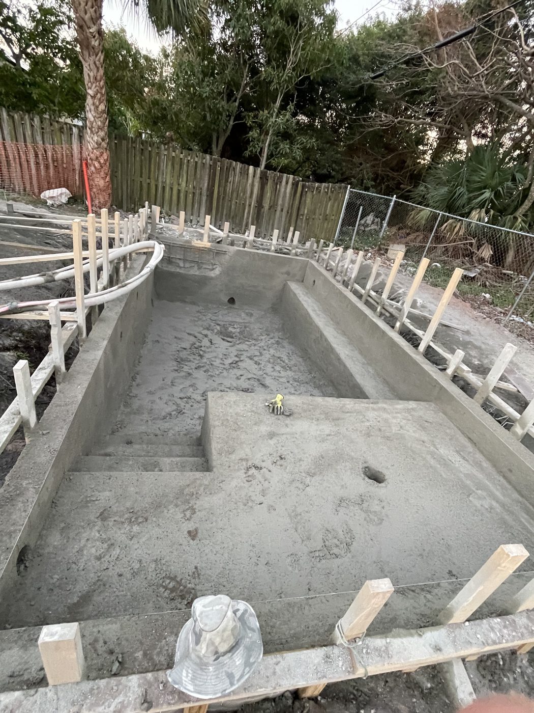 Delray Beach STR build and finish — pool excavation