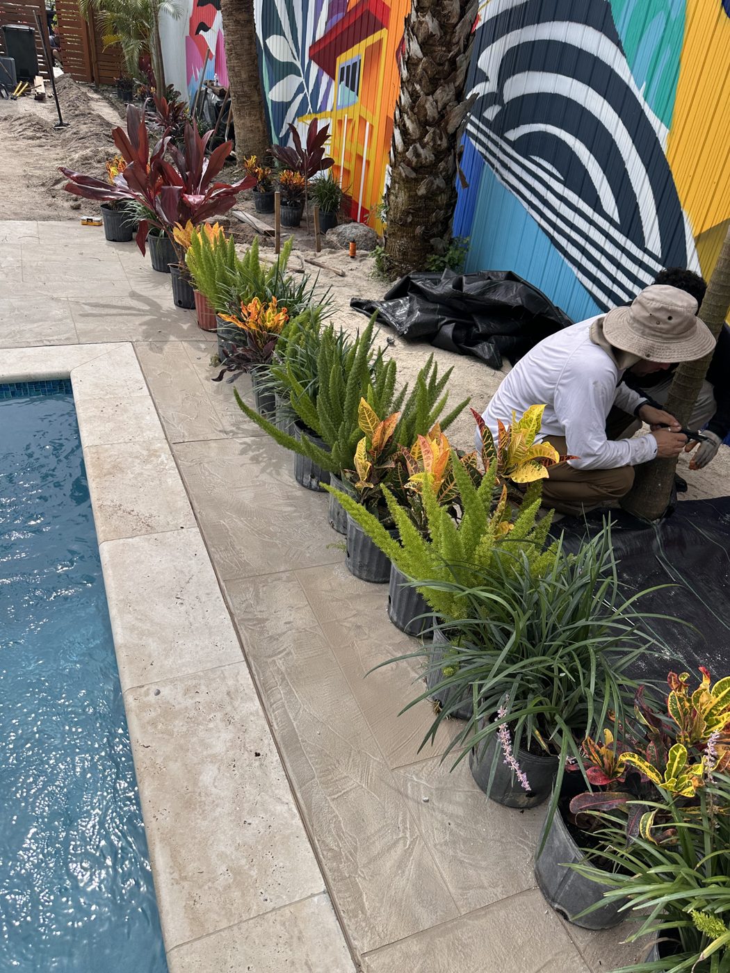Delray Beach STR build and finish — pool shell