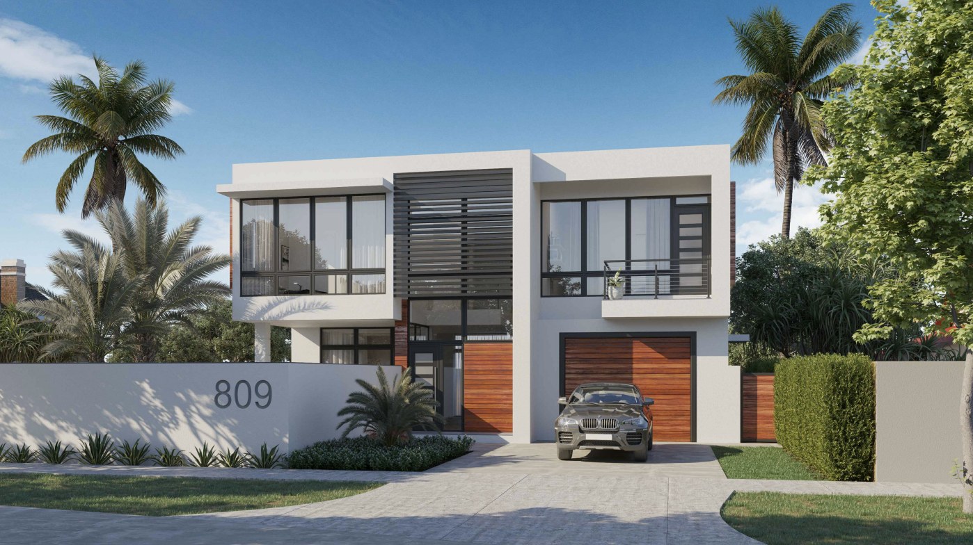 809 NW 2nd — custom modern residence in Downtown Delray Beach