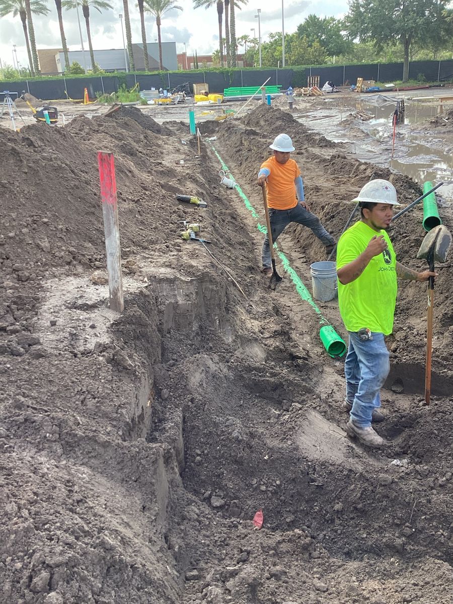 Millenia site work
