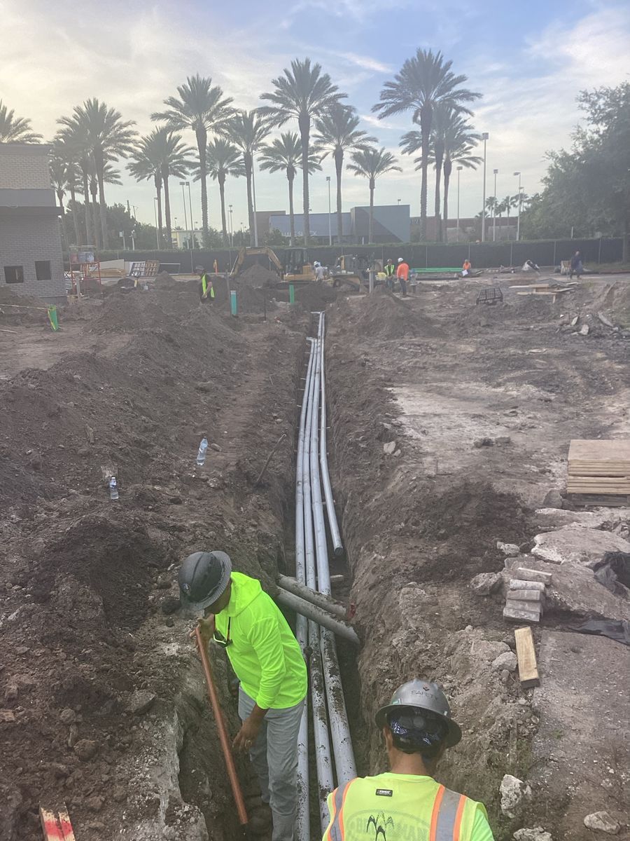 Millenia site work