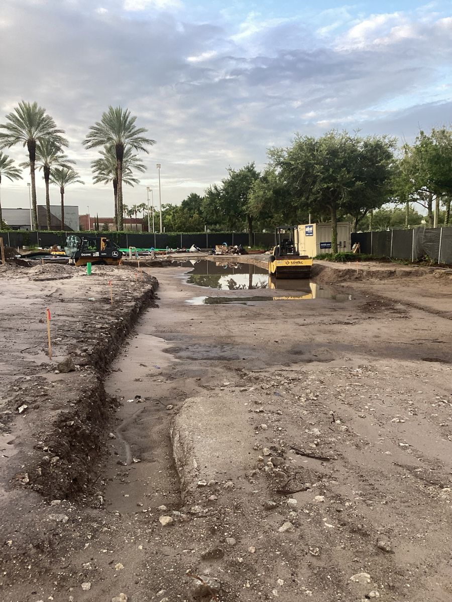 Millenia site work