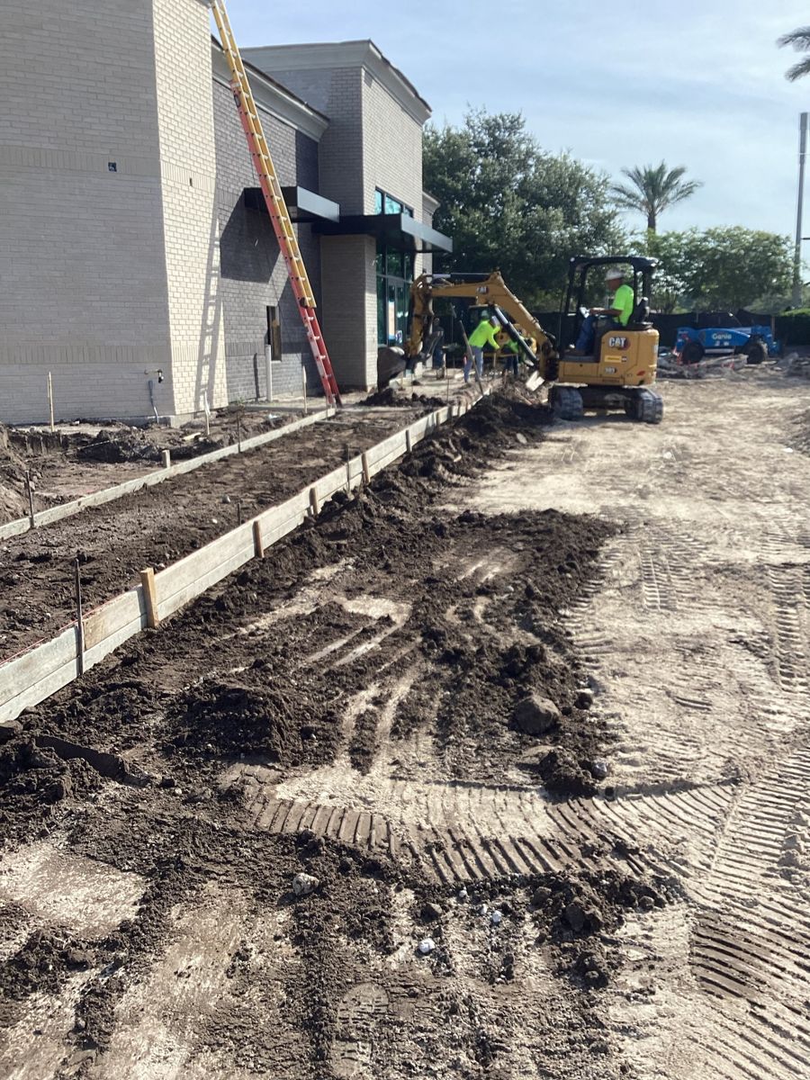Millenia site work