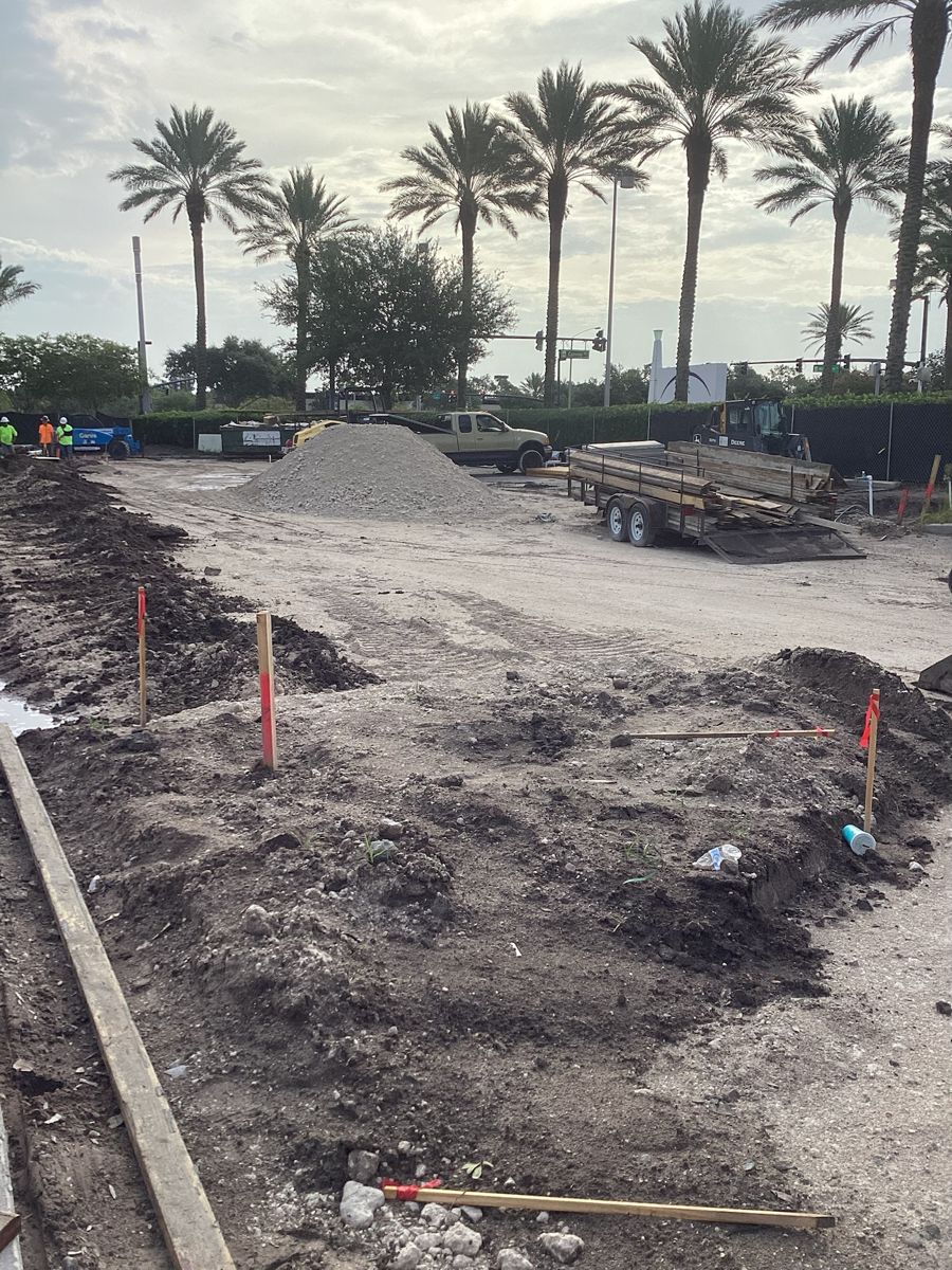 Millenia site work