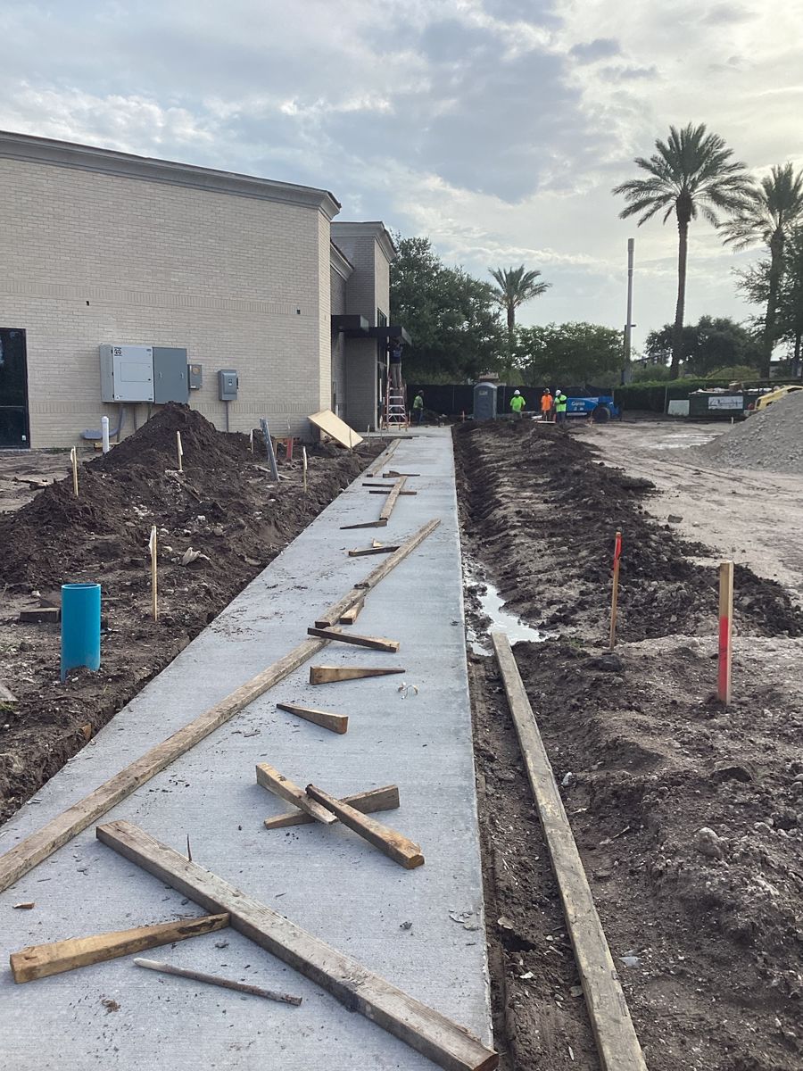 Millenia site work