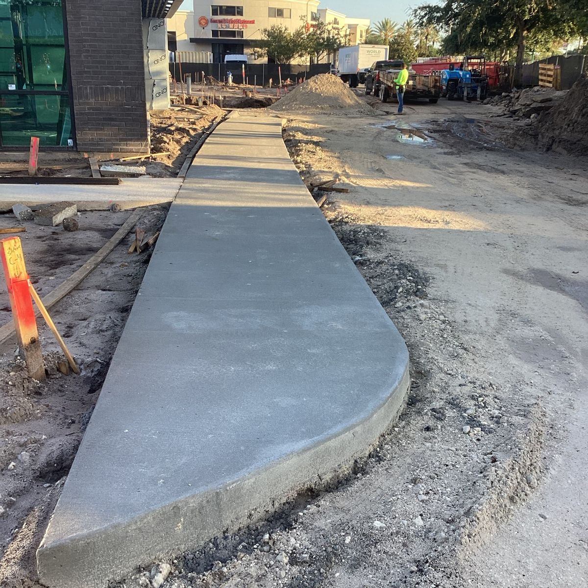 Millenia site work