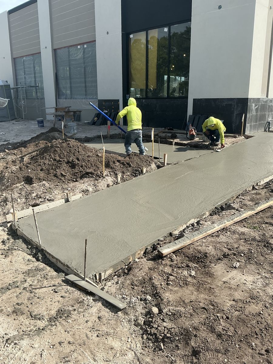 Millenia site work