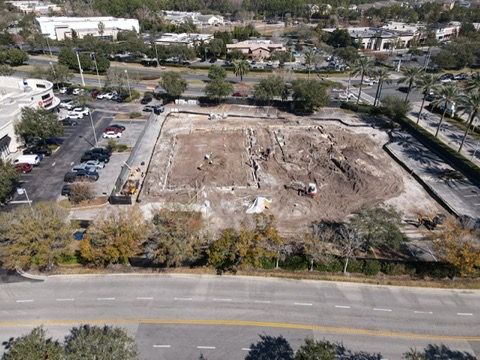 Millenia site work