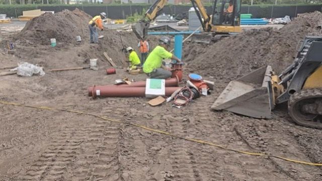 Millenia site work