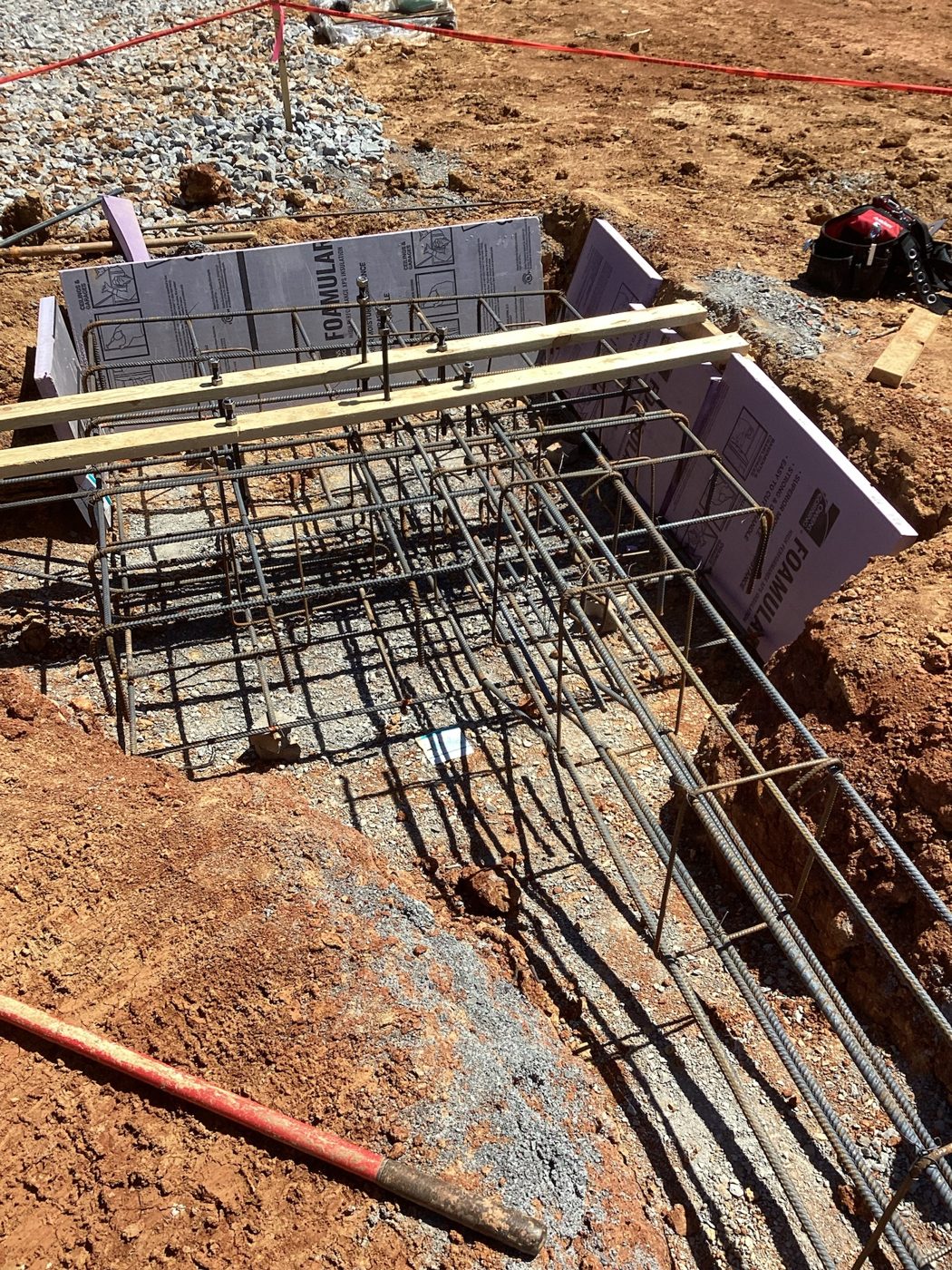 Rebar and formwork