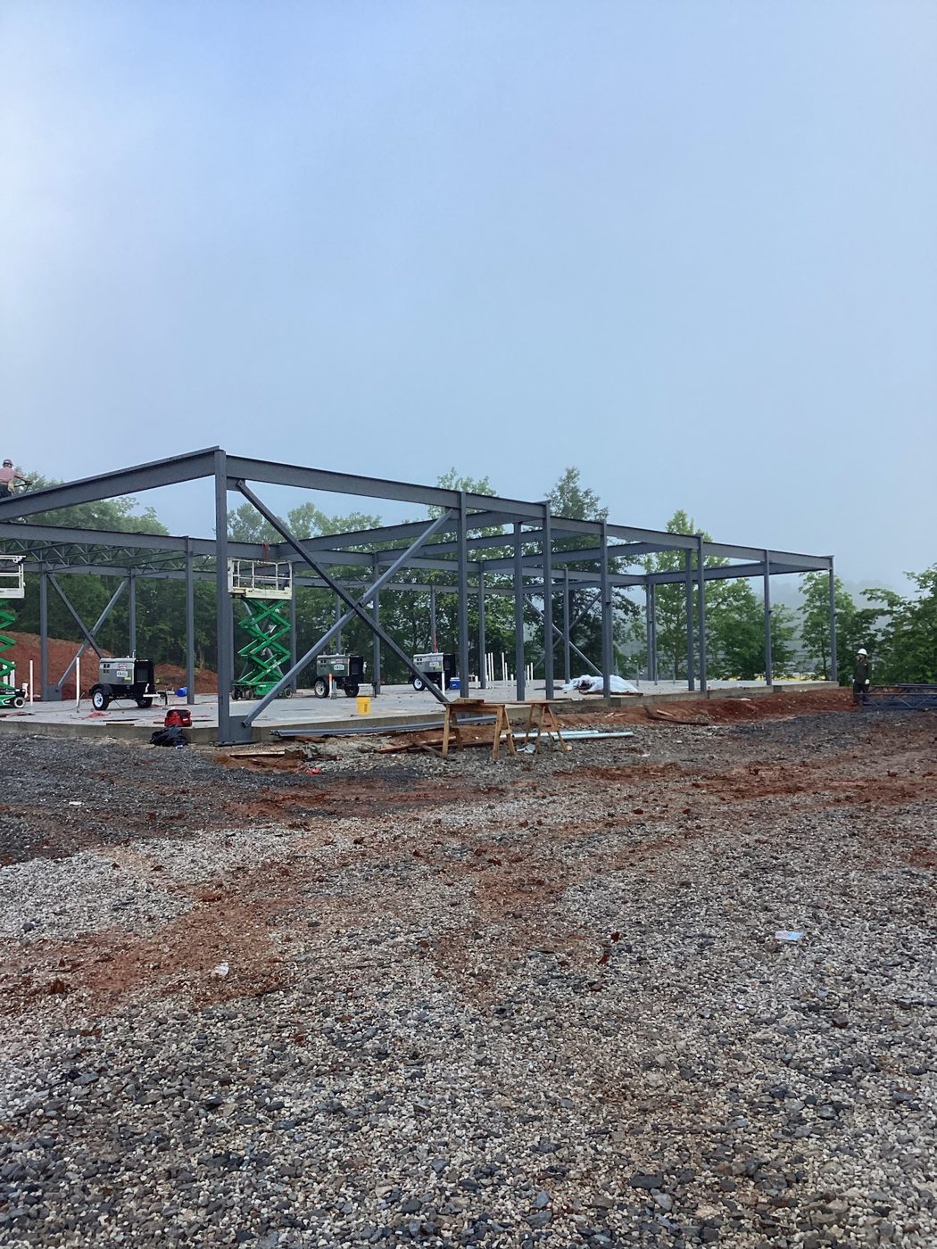 Finished concrete slab