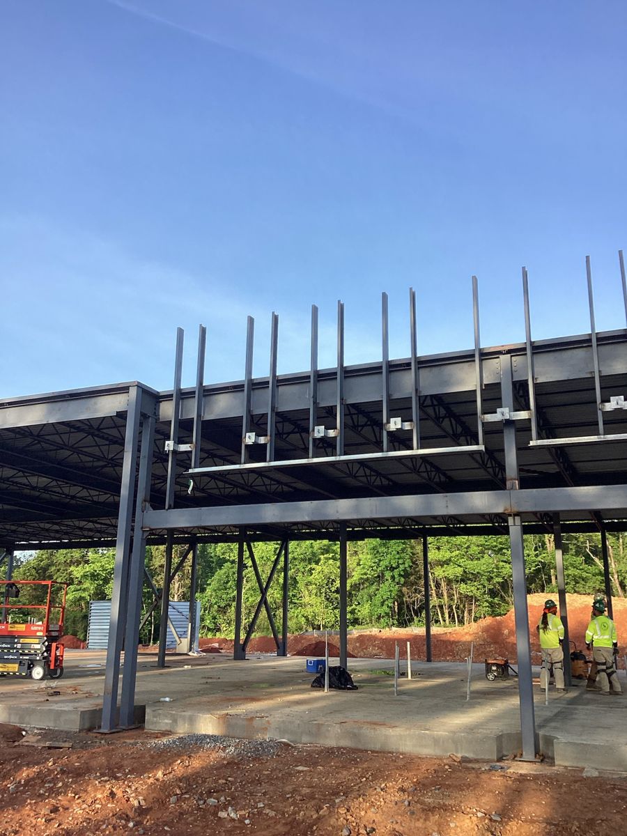 Parachute KY build — steel frame