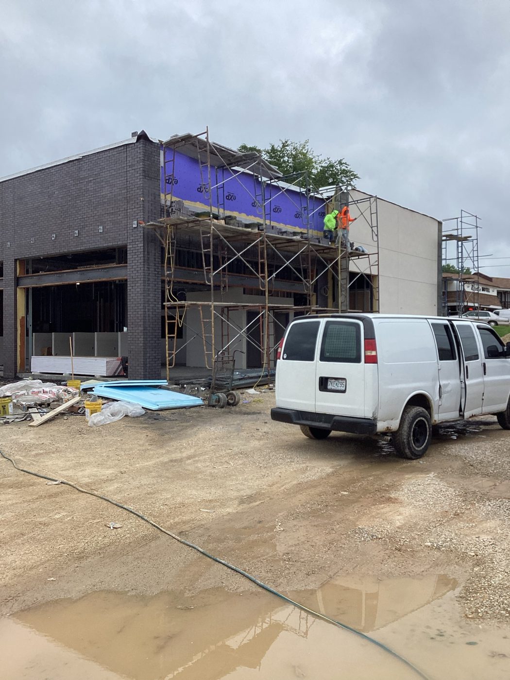 Exterior taking shape