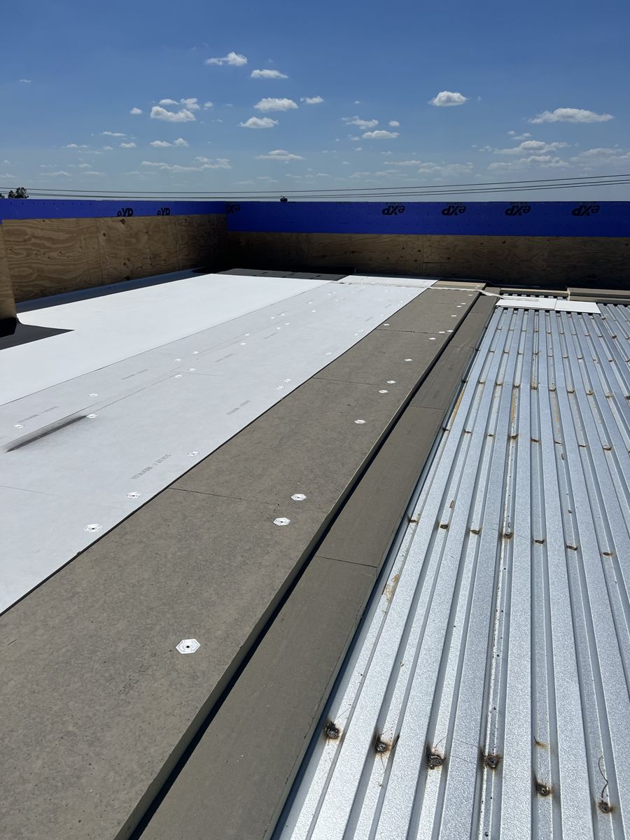 Parachute build — roofing