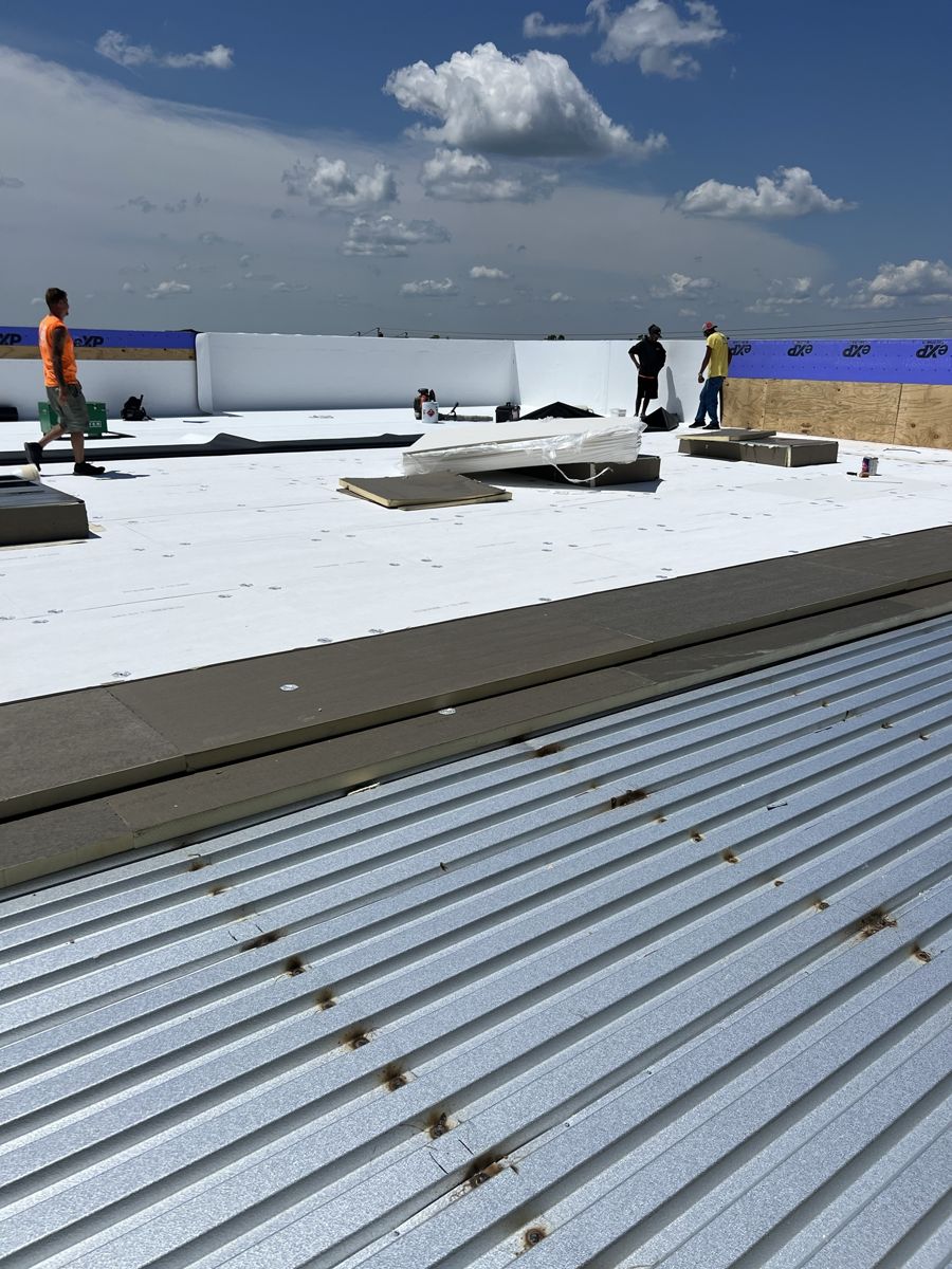 Parachute build — roof decking