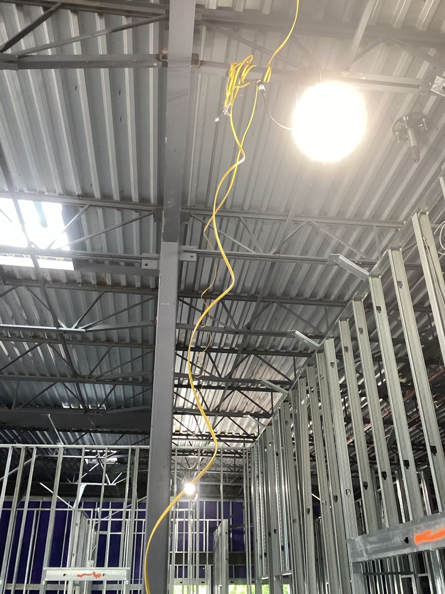 Parachute build — interior framing