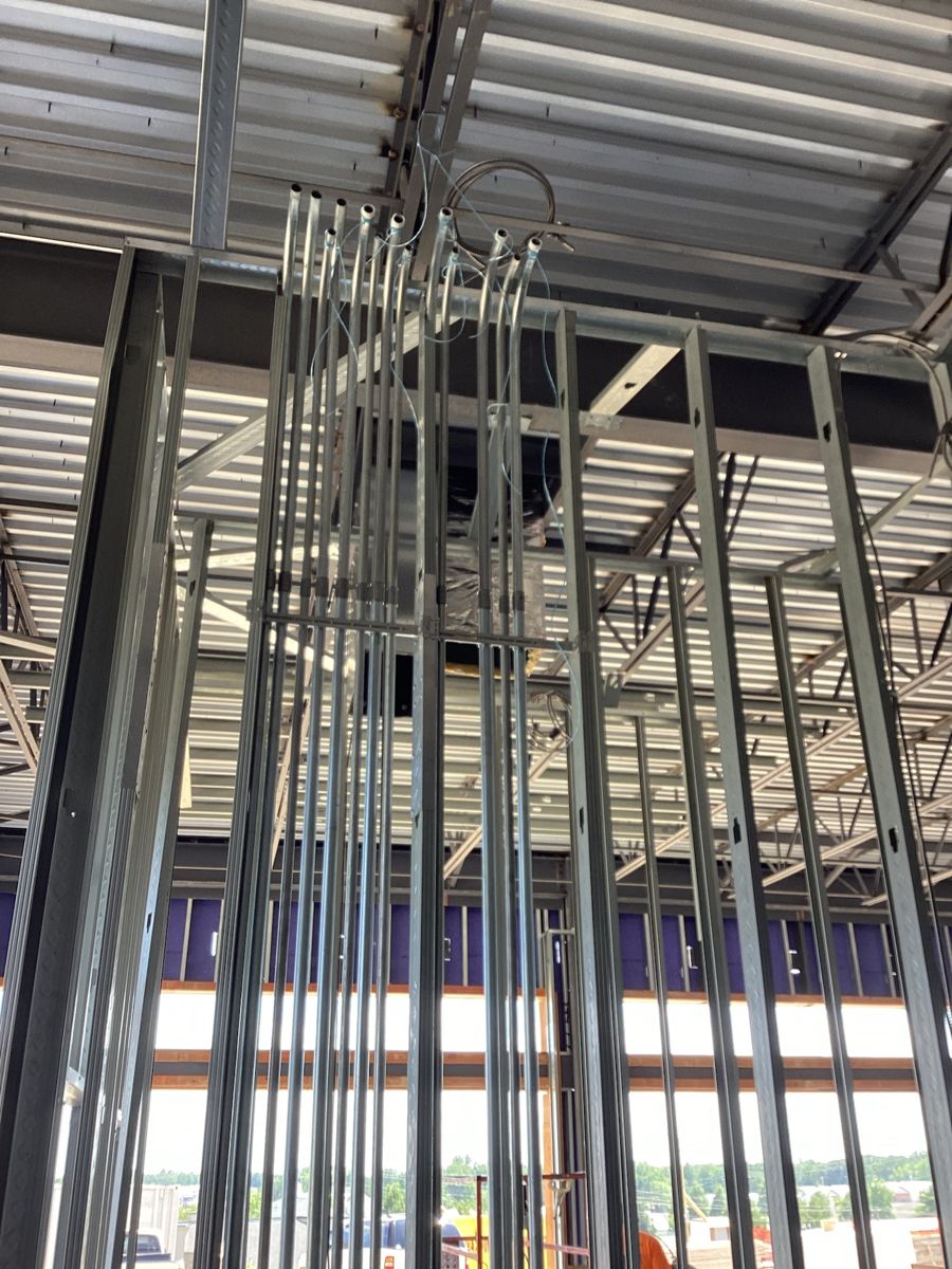 Parachute build — metal framing