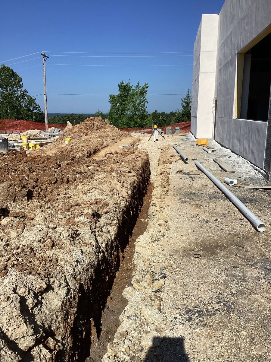 Parachute build — exterior masonry