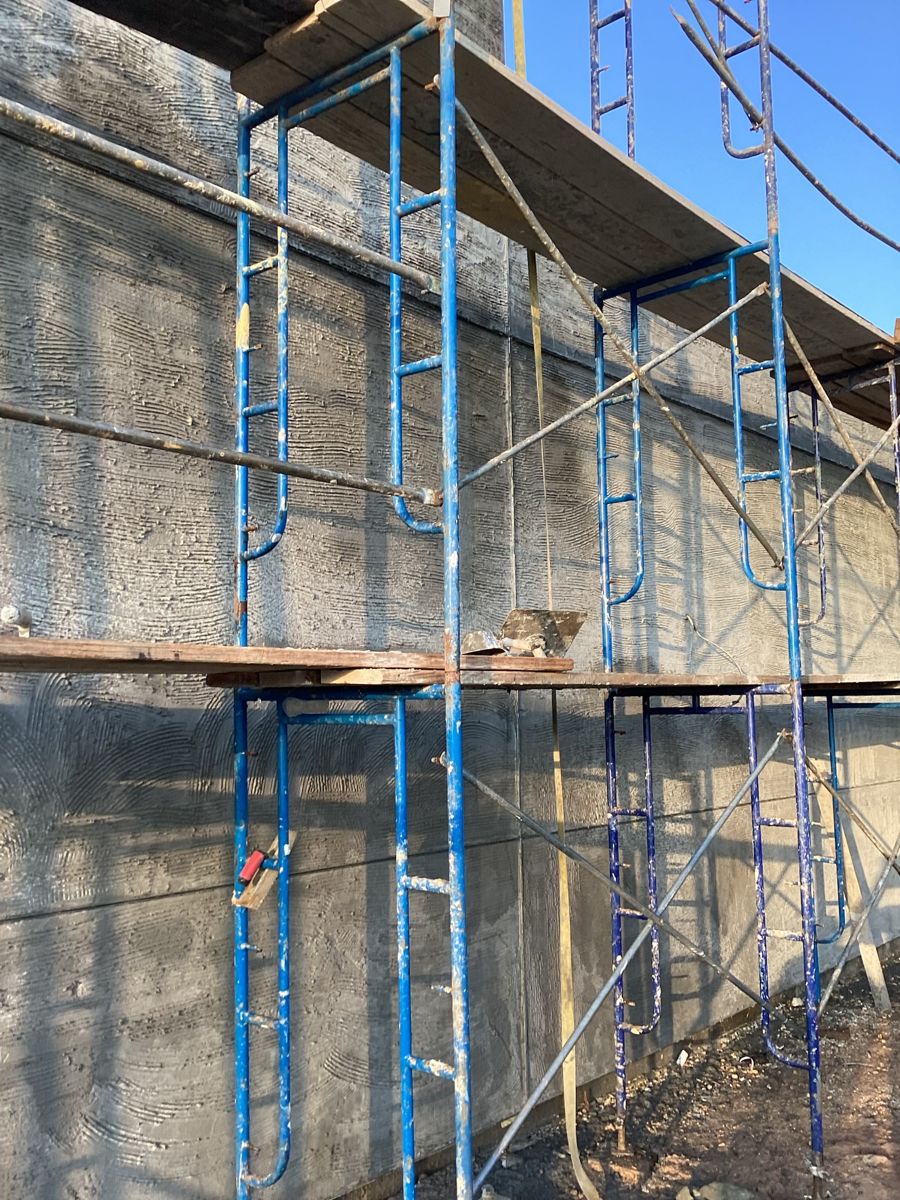 Parachute build — exterior walls