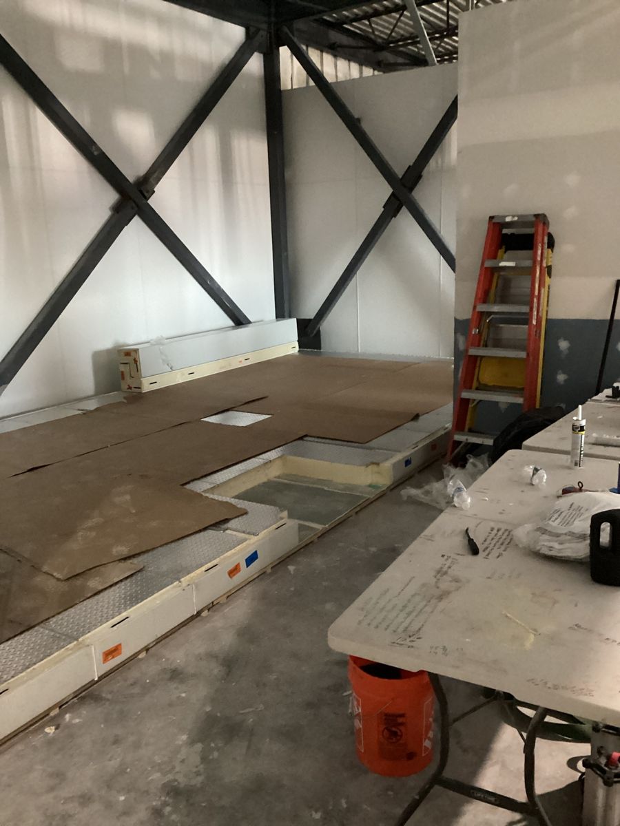 Parachute build — drywall