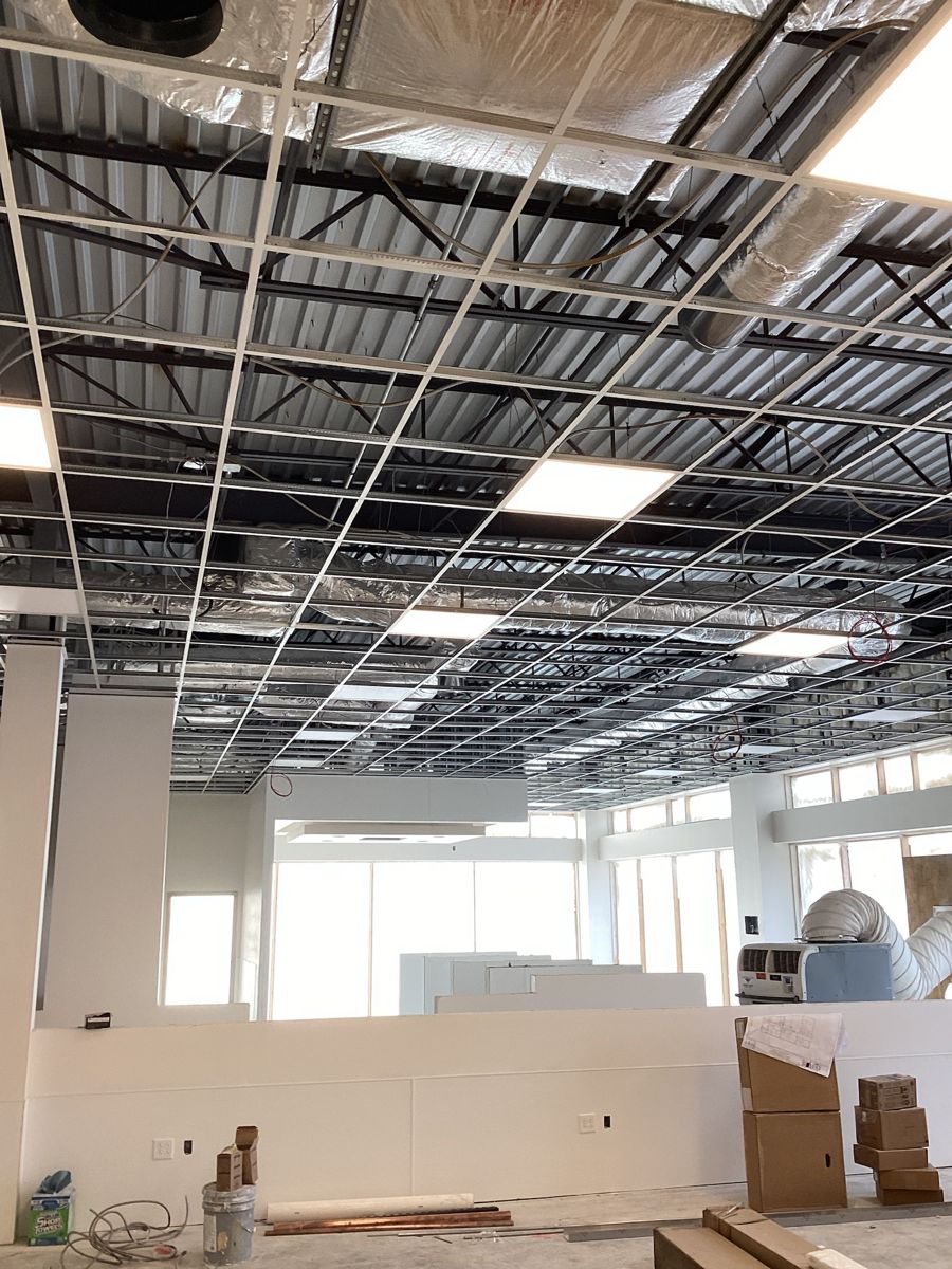 Parachute build — interior fit-out