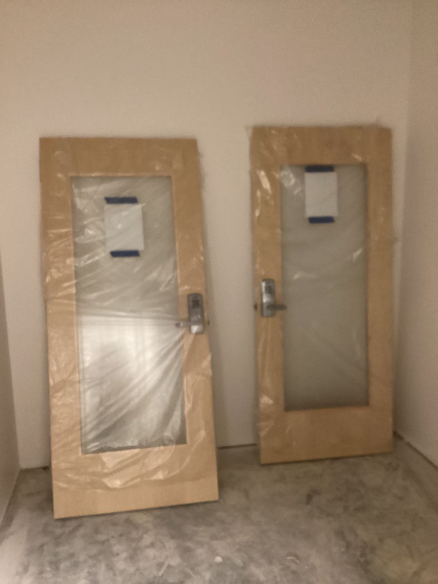 Parachute build — millwork doors
