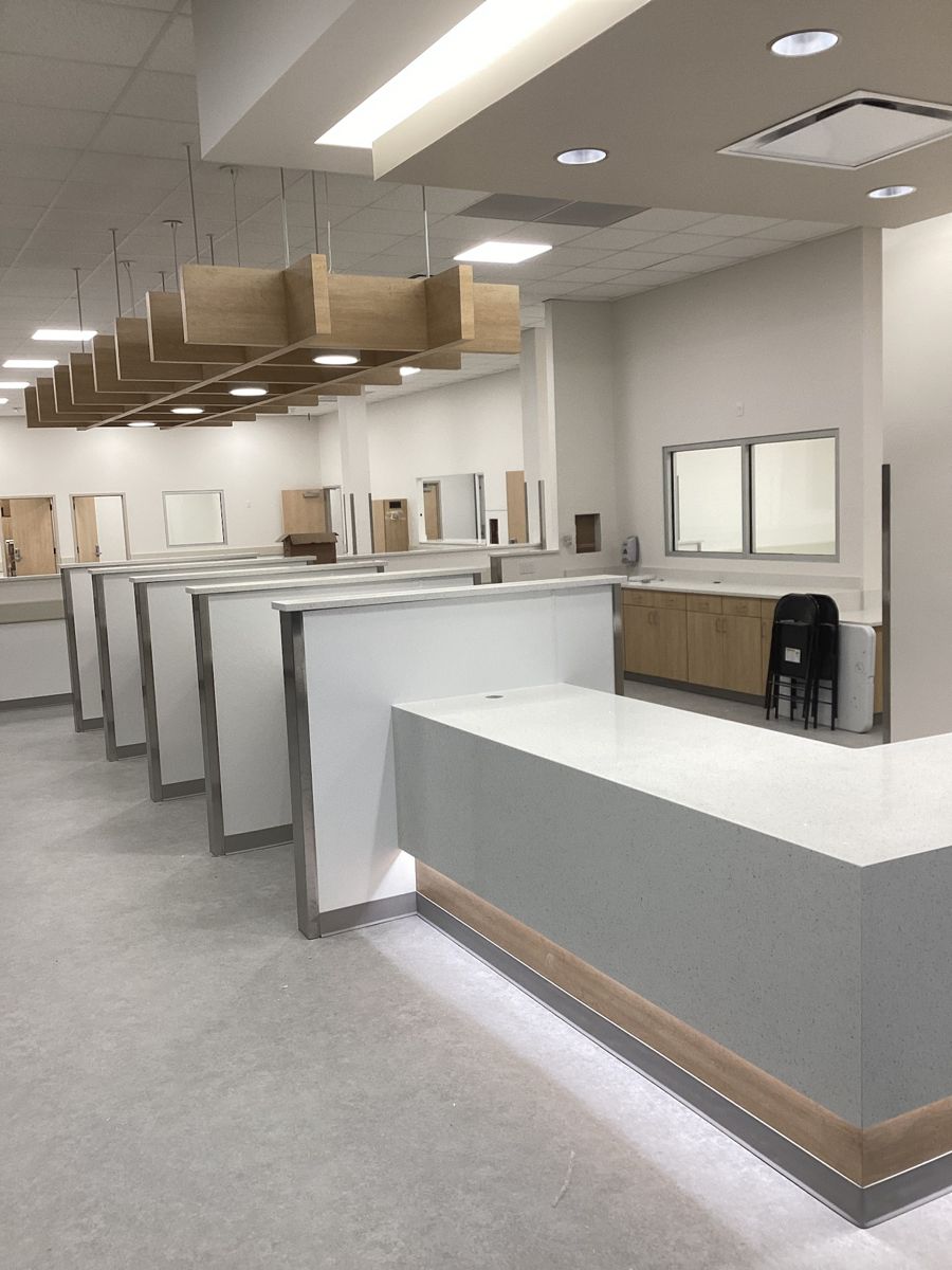 Parachute build — reception casework